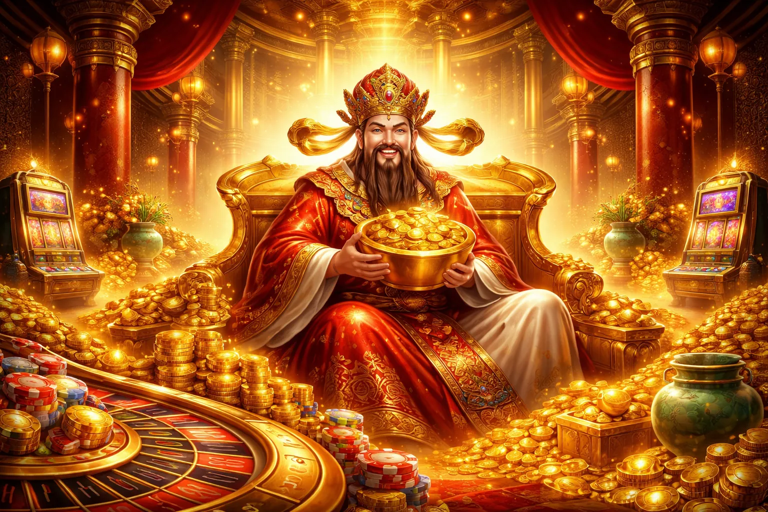Sảnh Casino sang trọng của 123win com 30